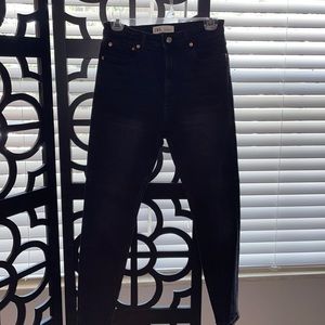 Zara black high waisted jeans
